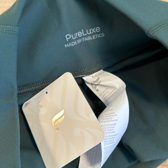NWT- Fabletics PureLuxe High-Waisted Pocket 7/8 Leggings -EVERPINE - Picture 6 of 13